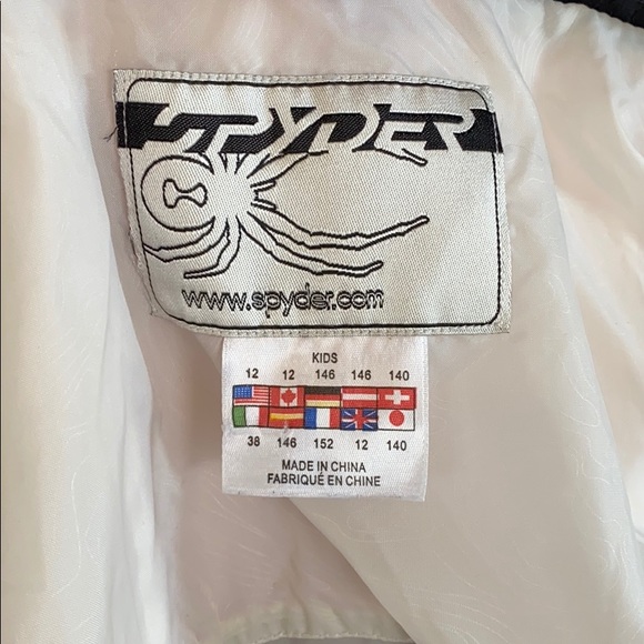 Like New Spyder Girls Jacket with Removable Hood - Picture 13 of 13